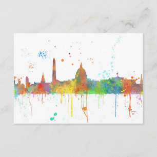 WASHINGTON DC SKYLINE MCLR - invite/response card