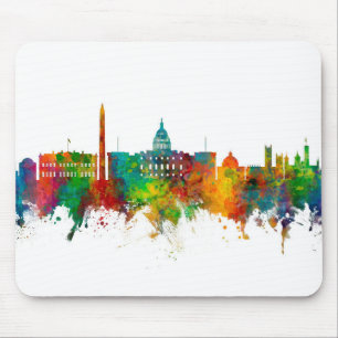 Washington DC Skyline Mouse Mat