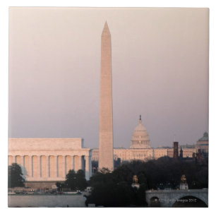 Washington, DC Skyline Tile