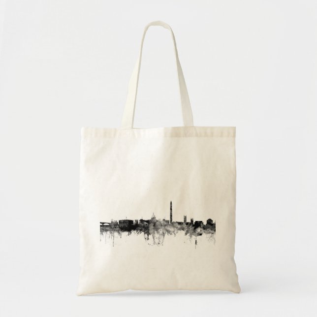 Washington DC Skyline Tote Bag (Front)
