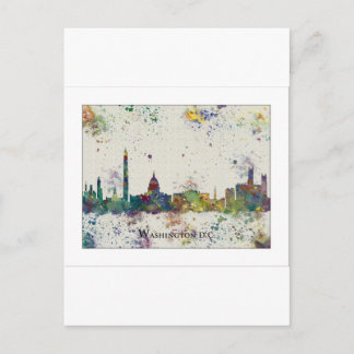 WASHINGTON DC skyline, Washington DC Print Postcard