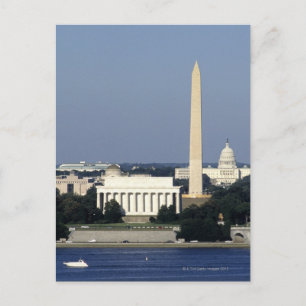 Washington DC Skyline with US Capitol Building 2 Postcard