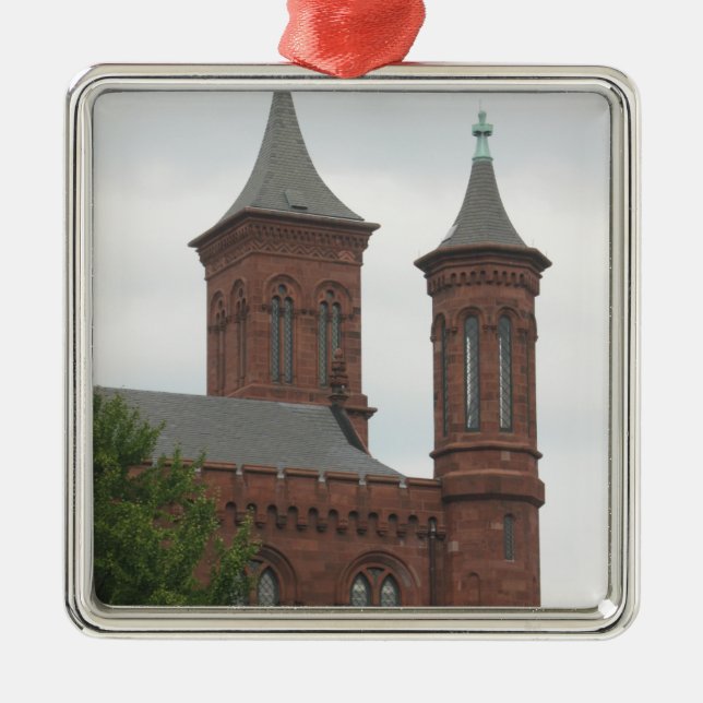 Washington DC Smithsonian Castle Ornament (Front)