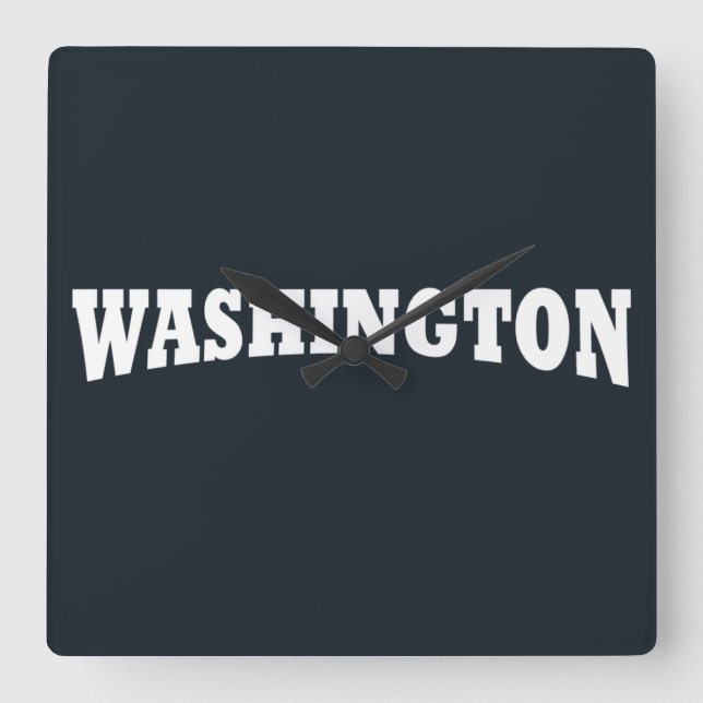 washington dc square wall clock (Front)