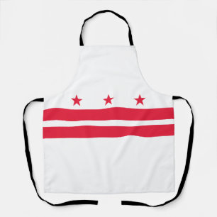 Washington DC State Flag Apron