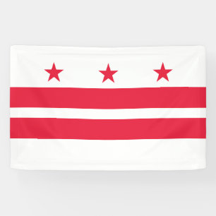 Washington DC State Flag Banner