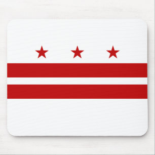 Washington DC State Flag Mouse Mat