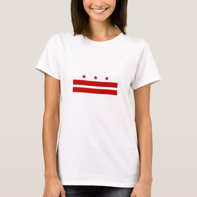Washington DC State Flag T-Shirt (Front)