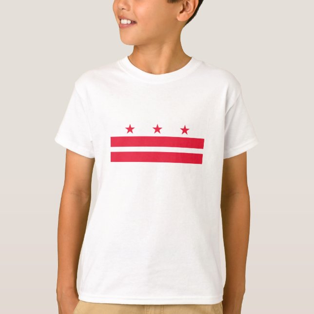 Washington DC State Flag T-Shirt (Front)