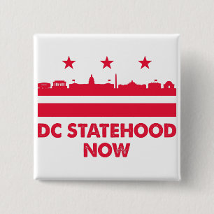 Washington DC statehood now Button