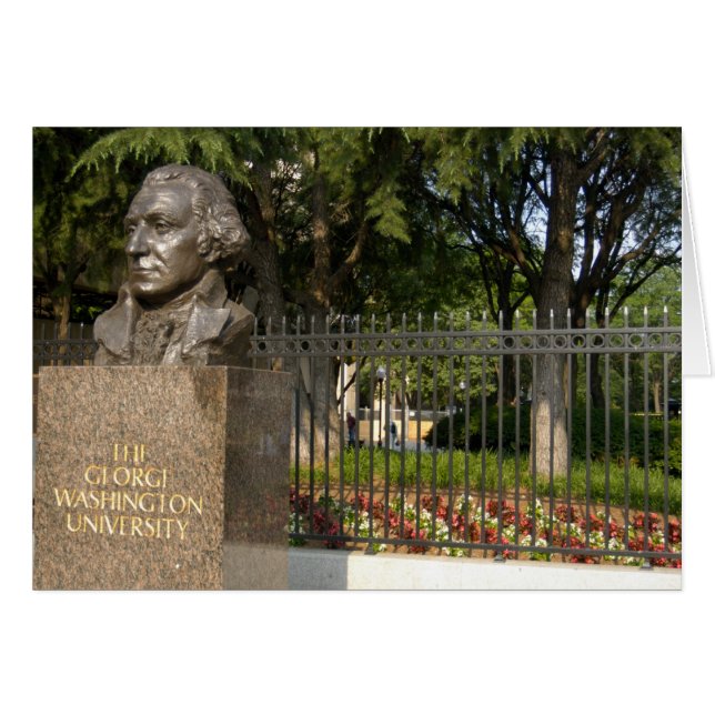 Washington, DC, statue of George Washington, The (Front Horizontal)