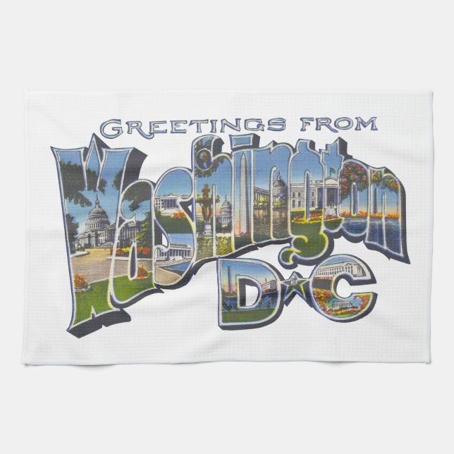 Washington DC Tea Towel (Horizontal)