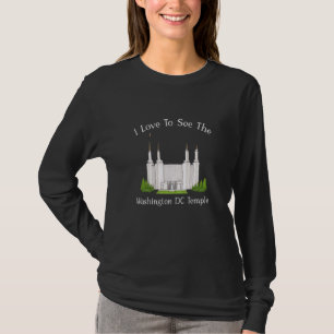 Washington Dc Temple, I Love To See My Temple, Col T-Shirt
