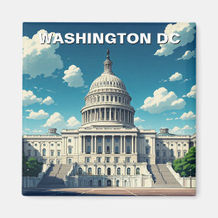 Washington DC US Capitol Building Magnet