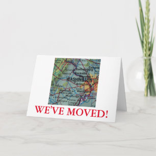 Washington DC We've Moved address announcement