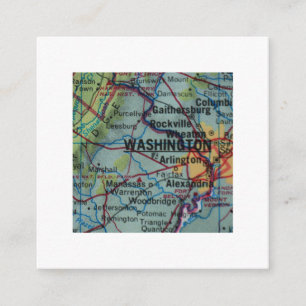 Washington DC  We've Moved New Address Card