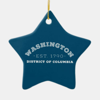 Washington District of Columbia Ceramic Tree Decoration