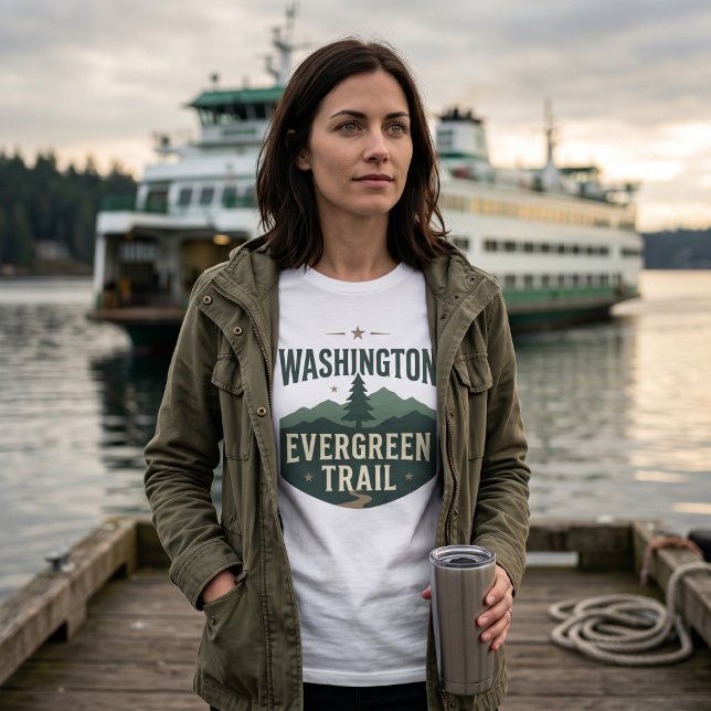 Washington Evergreen Trail Tee (Creator Uploaded)