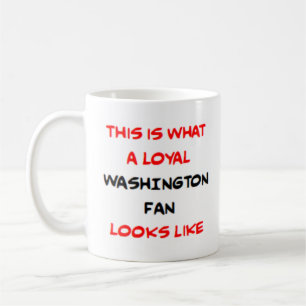 washington fan, loyal coffee mug