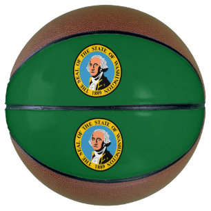 Washington flag basketball