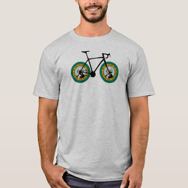 Washington Flag Cycling T-Shirt (Front)