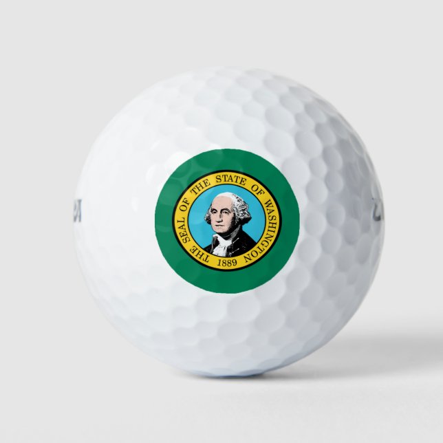 WASHINGTON FLAG GOLF BALLS (Front)