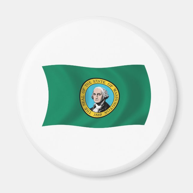 Washington Flag Magnet (Front)