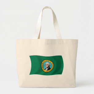 Washington Flag Tote Bag