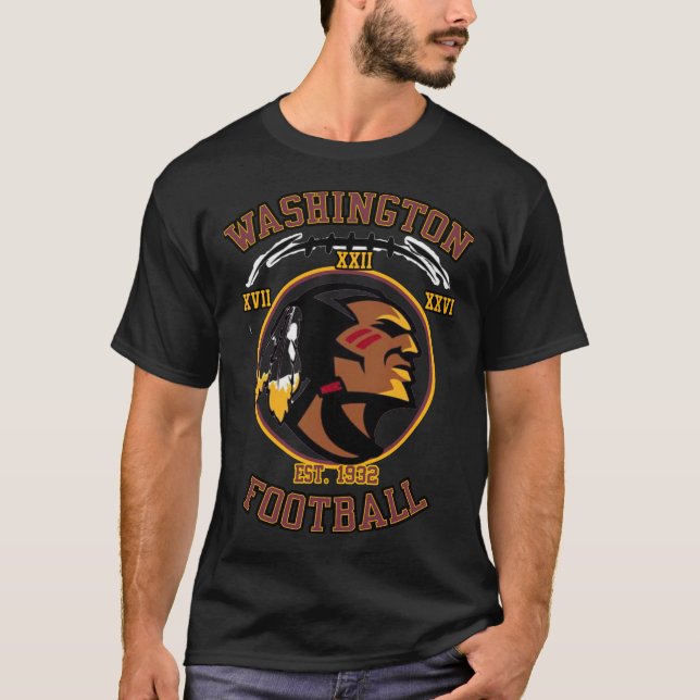 Washington Football - Red Classic T-Shirt (Front)