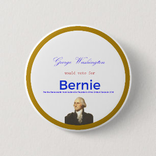 Washington for Sanders 6 Cm Round Badge