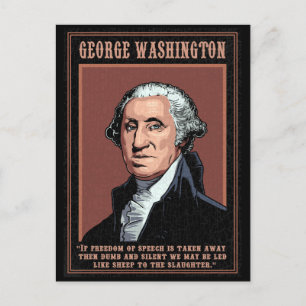 Washington -Free Speech Postcard