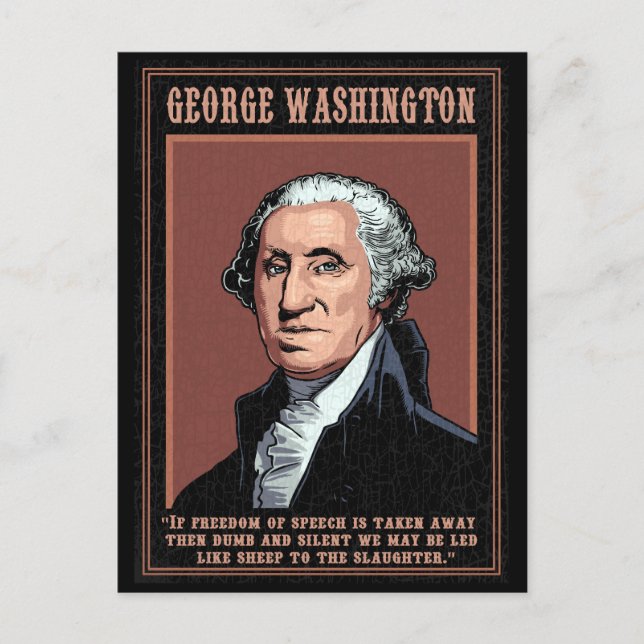Washington -Free Speech Postcard (Front)