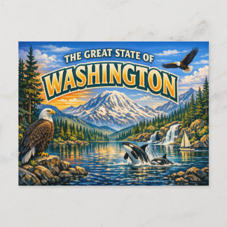 Washington Greetings Postcard