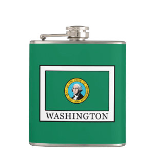 Washington Hip Flask