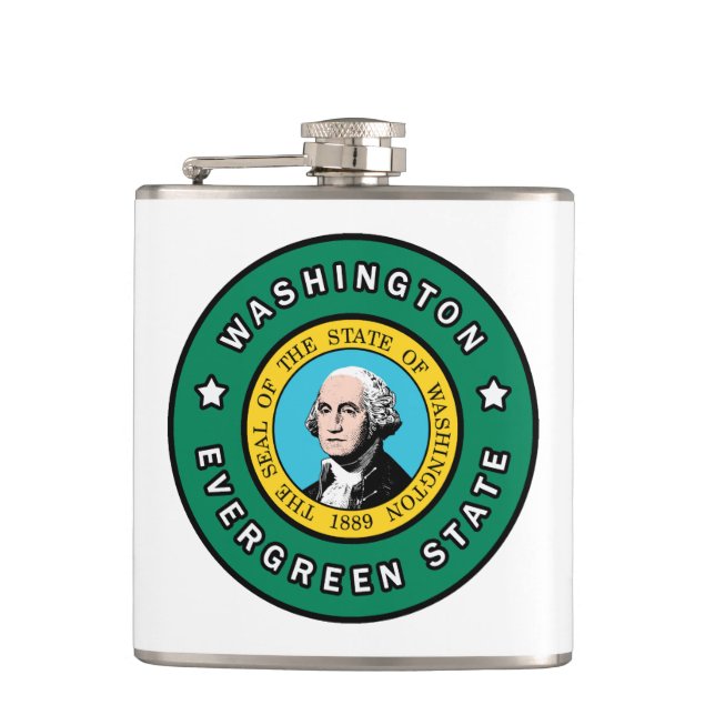 Washington Hip Flask (Front)