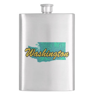Washington Hip Flask