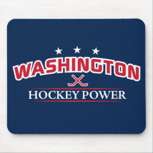 Washington Hockey Power Blue Mouse Pad