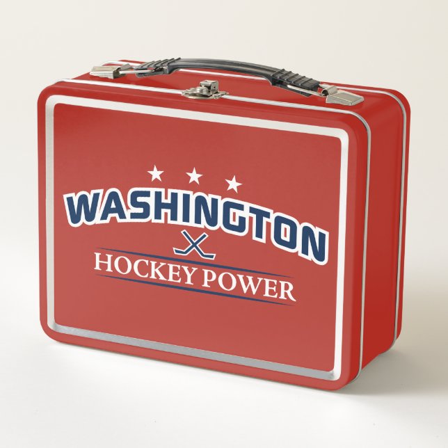 Washington Hockey Power Lunch Box (Front)