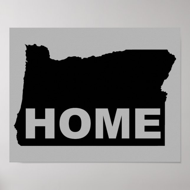 Washington Home Away From State Poster Sign (Front)