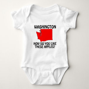 Washington - How Do You Like These Apples? Baby Bodysuit