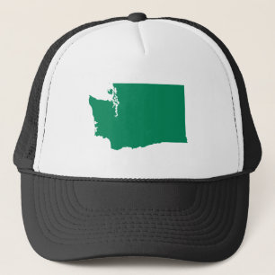 Washington in Green Trucker Hat