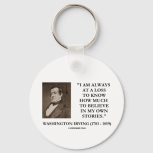 Washington Irving Always At A Loss Believe Stories Key Ring