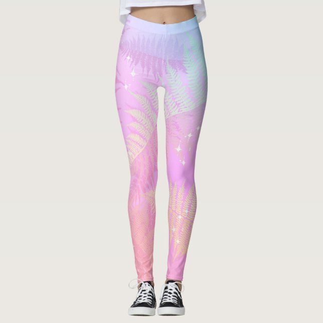 Washington Lady Fern Leggings (Front)