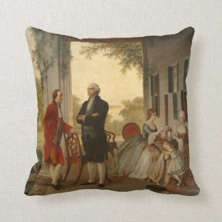 Washington & Lafayette at Mt. Vernon Pillow