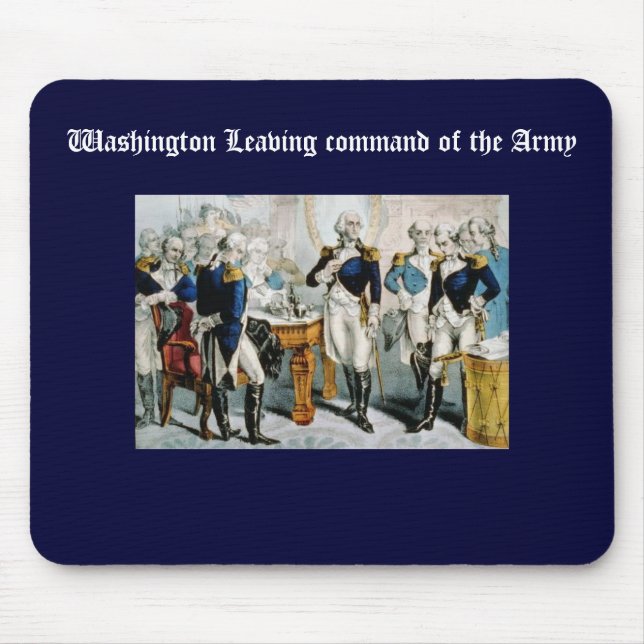 Washington Leaving command of the Army Mouse Mat (Front)