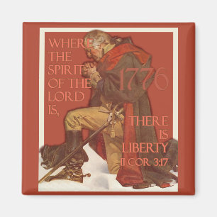 Washington- Liberty and the Spirit of the Lord Magnet