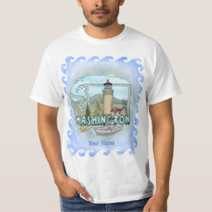 Washington Lighthouse  t-shirt