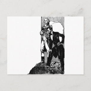 washington lincoln postcard