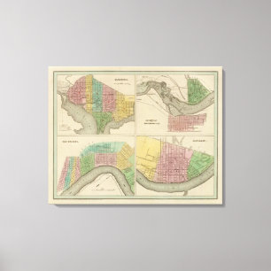 Washington Louisville and Jeffersonville Canvas Print