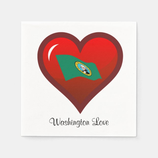 Washington Love Napkin (Front)